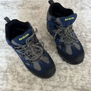 Northside Young Men's Navy and Gray Athletic Shoes